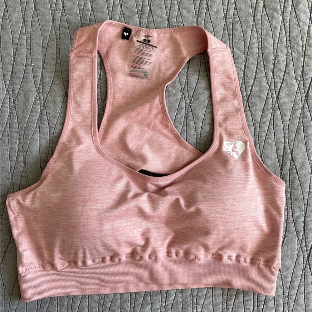 NWOT Women’s Best Move Seamless Light Pink Marl Sports Bra Size 2X - Picture 4 of 6